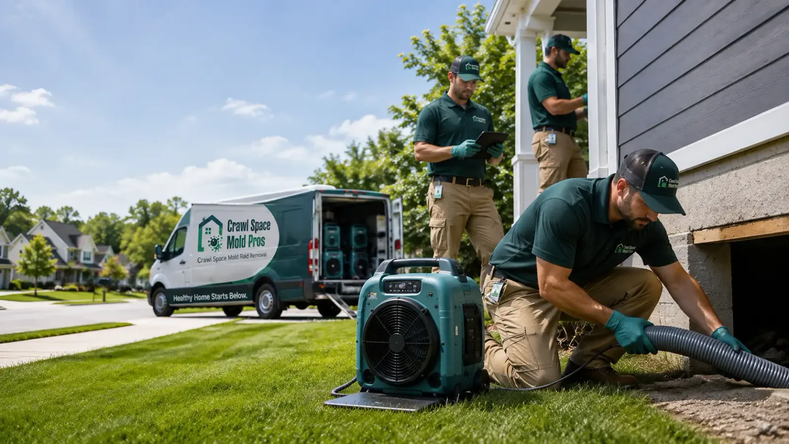 Crawl Space Mold Removal in Preston, IA